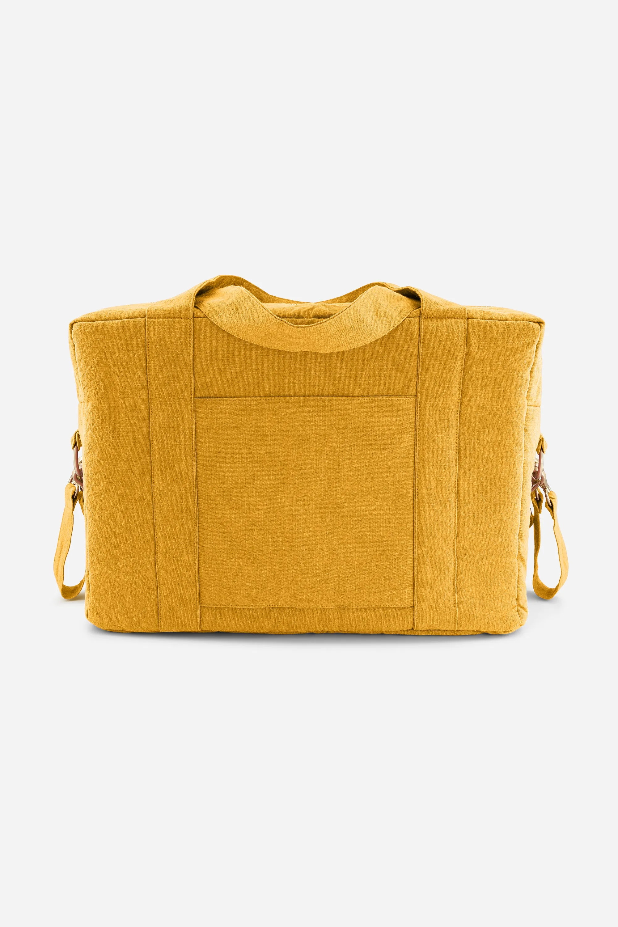 Darcy the anti diaper bag - Recycled cotton Mustard