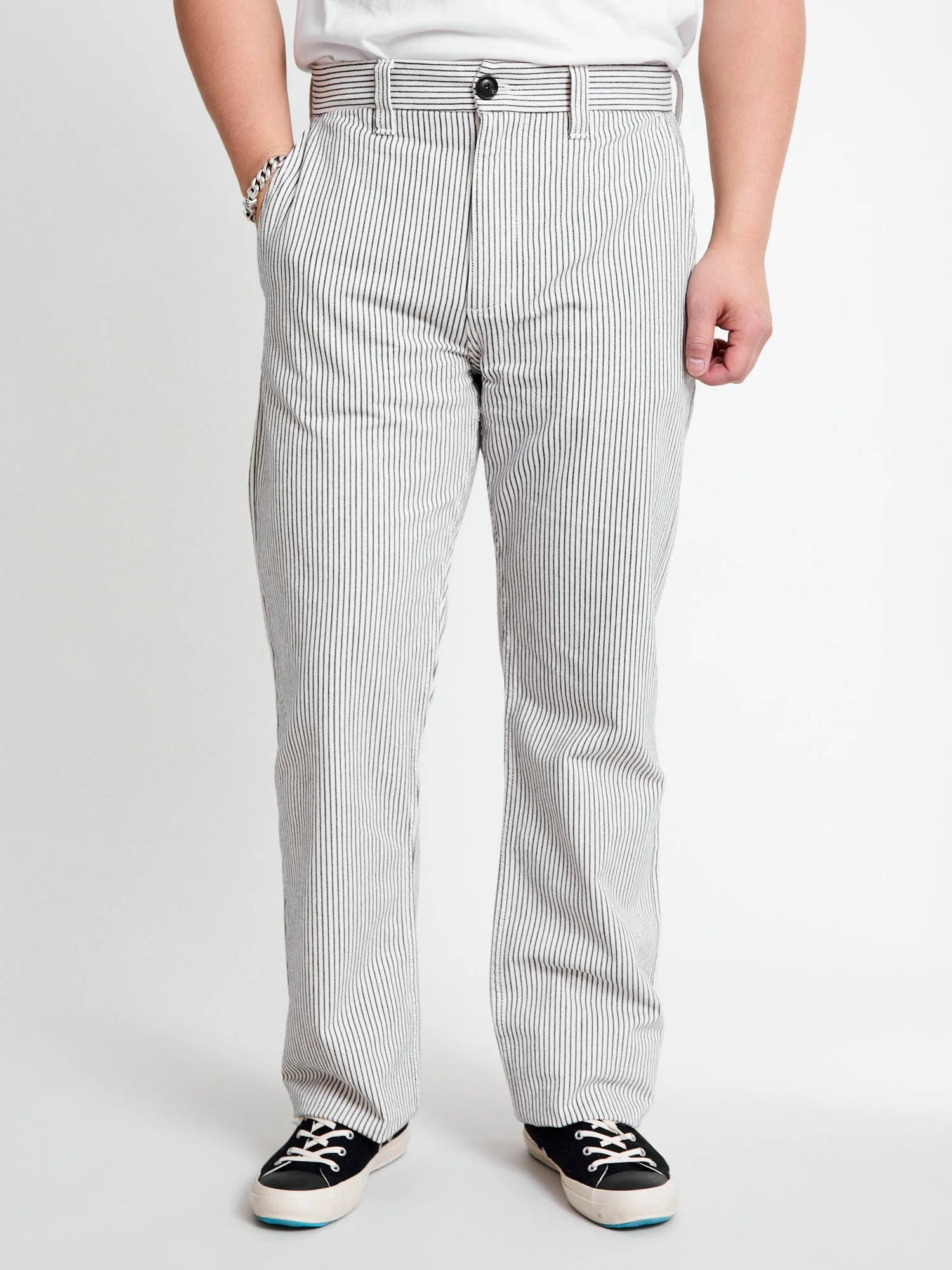 Deck Pant in Indigo Stripe