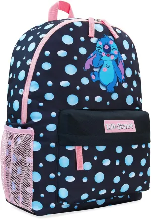 Disney Backpack for Girls, Stitch School Bags for Girls (Black)