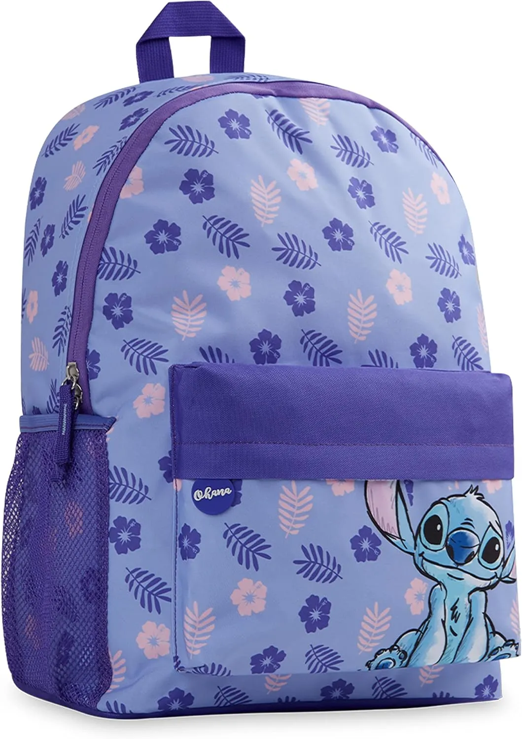 Disney Backpack for Girls, Stitch School Bags for Girls (Purple)