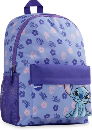 Disney Backpack for Girls, Stitch School Bags for Girls (Purple)