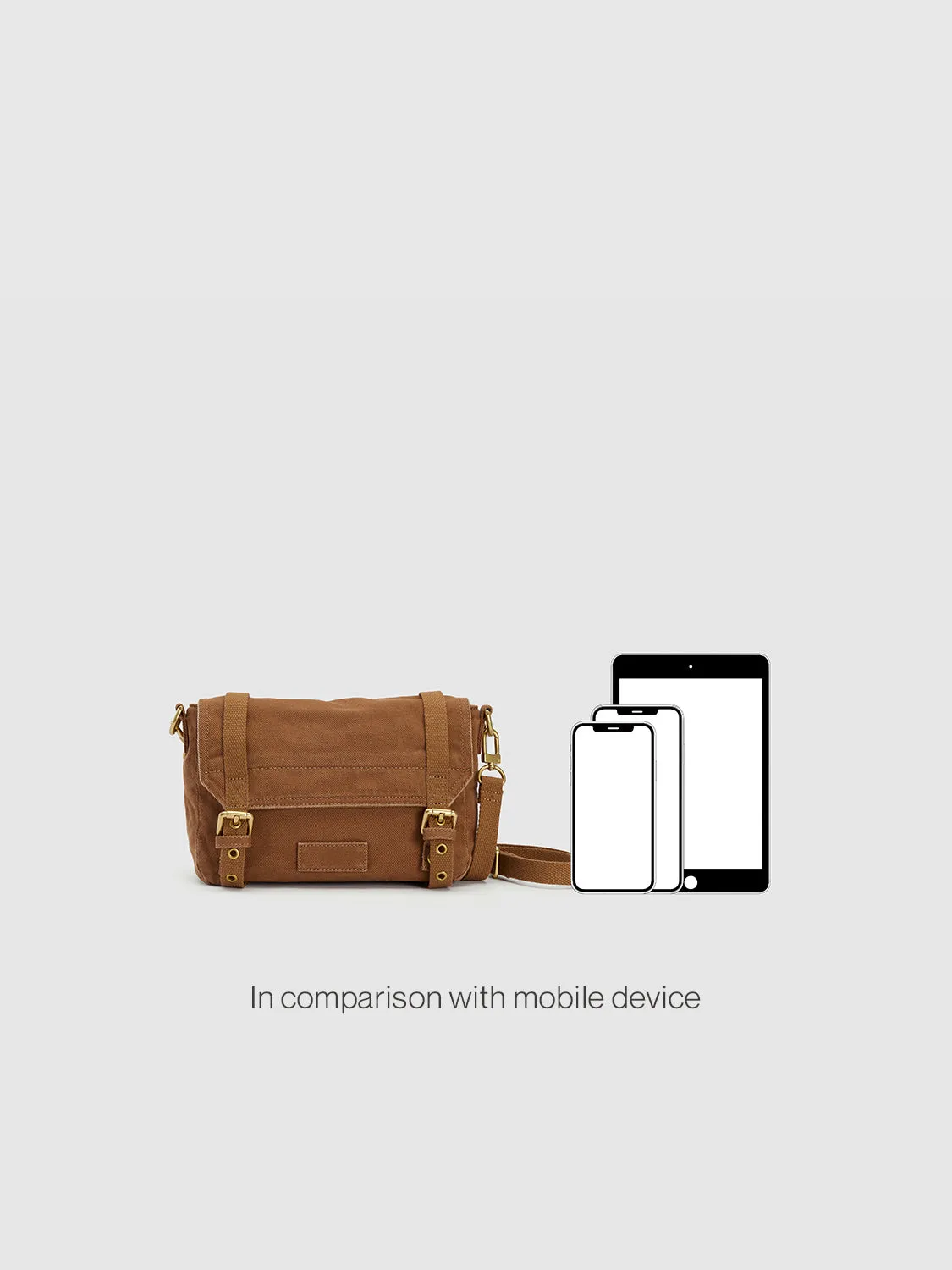 Double Buckled Shoulder Bag