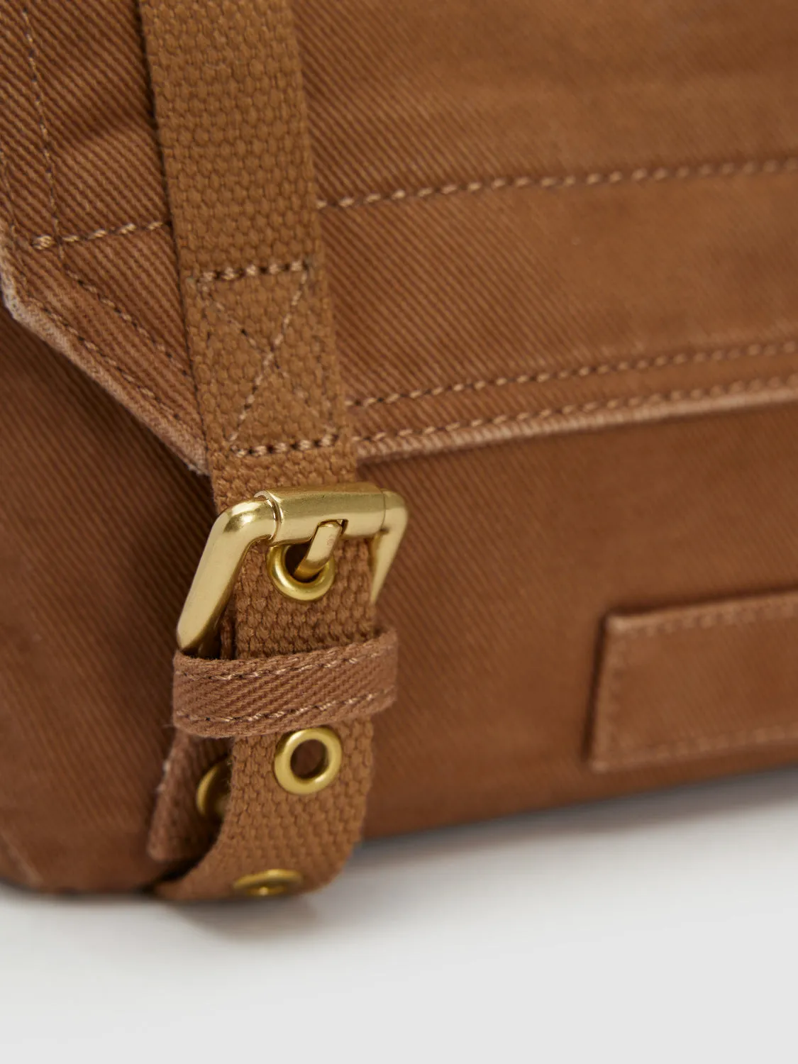 Double Buckled Shoulder Bag
