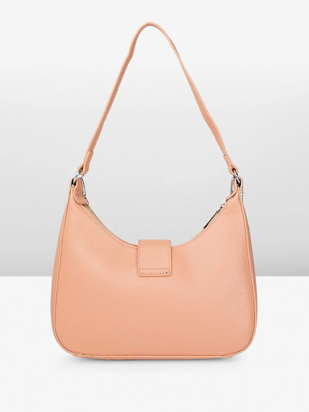 DressBerry Textured Hobo Bag with Chain Handle