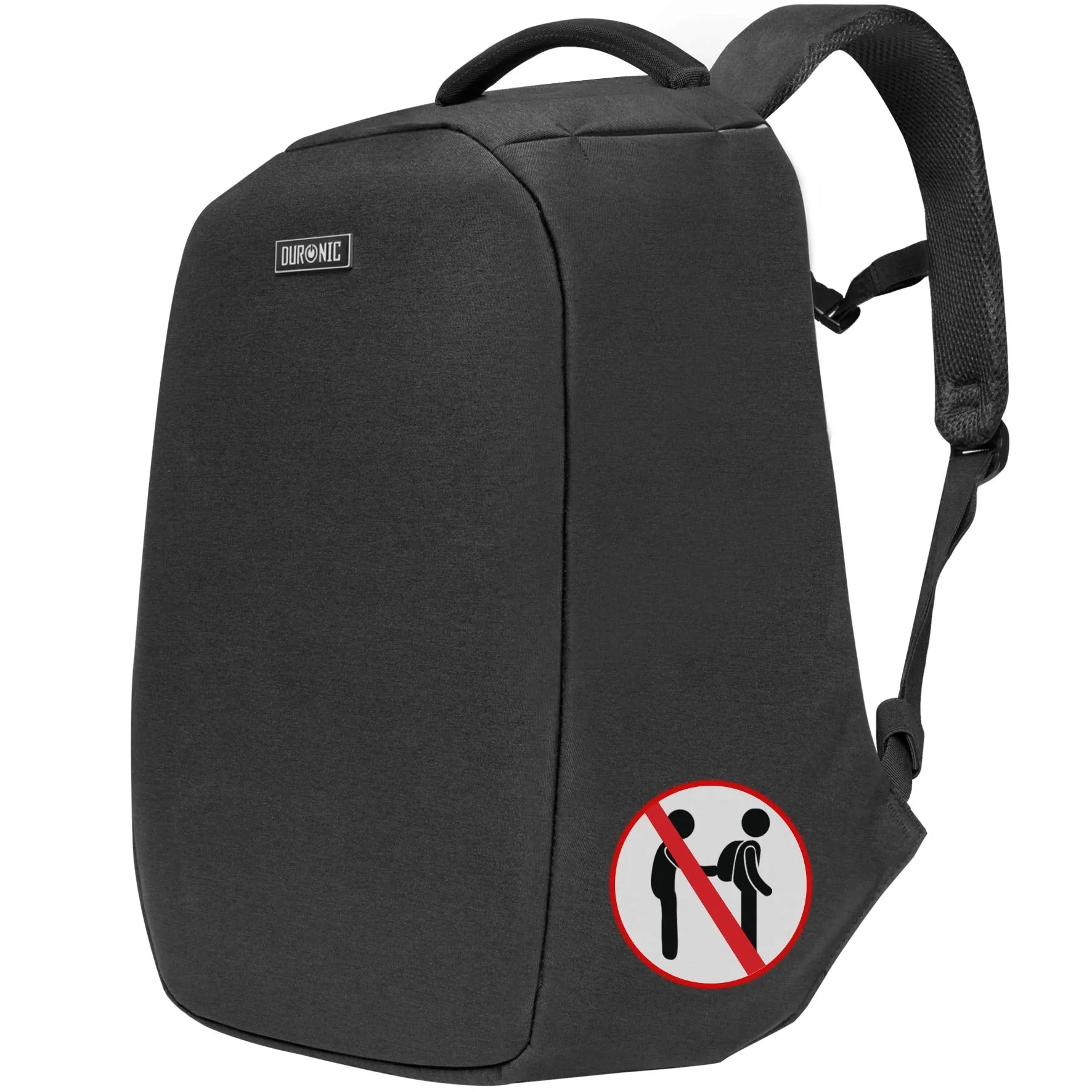 Duronic Travel Laptop Backpack, Anti-Theft Lightweight Laptop Bag 15.6” School Rucksack, Backpack for Computer, business, school, Children, Ladies, Gym, Water Resistant, Gift for Women for men LB22