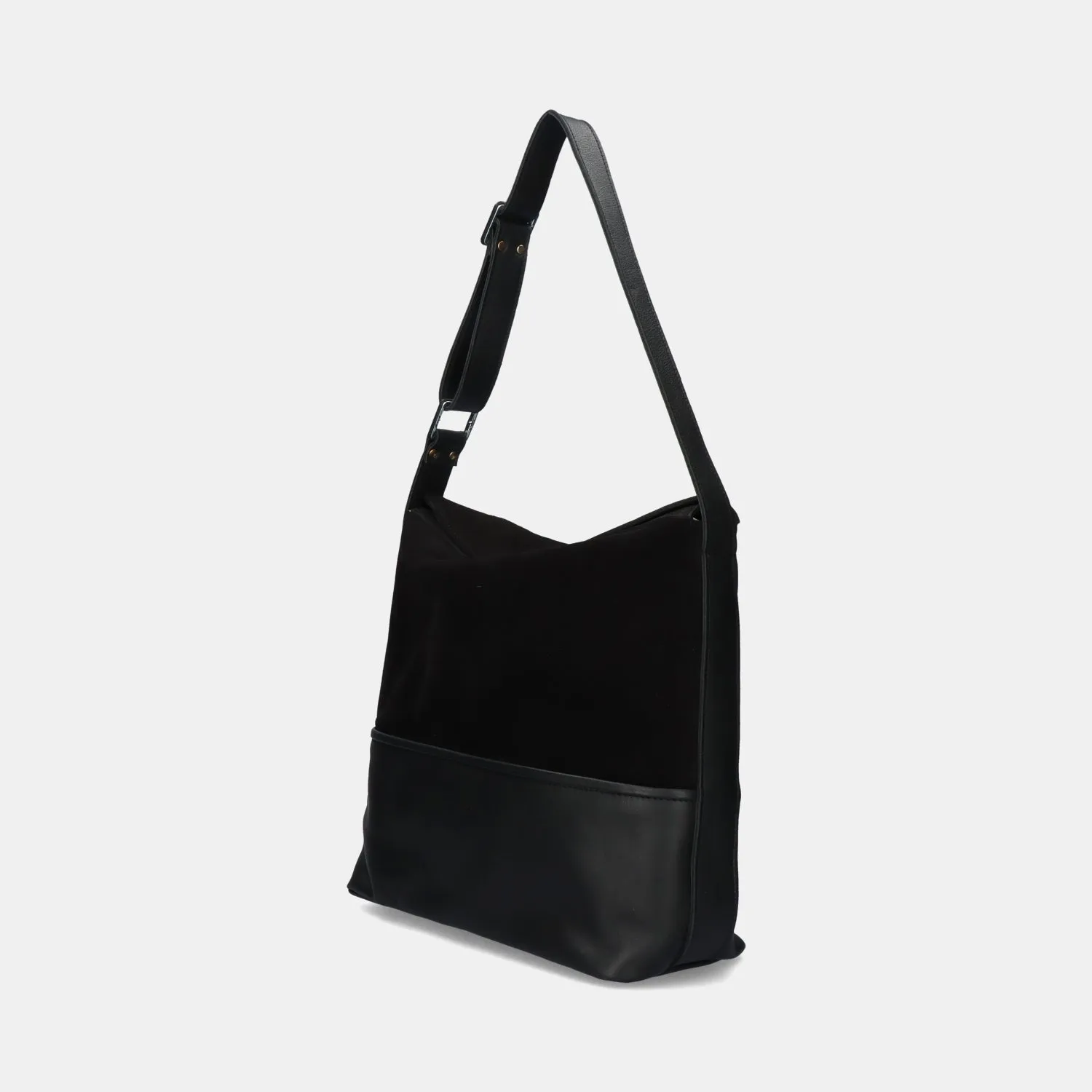 Elegant Shopper Bag - Mix Black