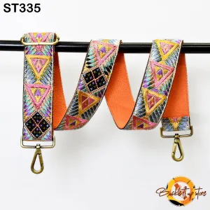 Embroidered Purse Strap Crossbody Strap for Purses Boho Bage Strap Embroidery Replacement Strap Boho Guitar Strap Handbag Strap Gift for mom