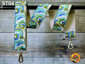 Embroidered Purse Strap Crossbody Strap for Purses Boho Bags Strap Embroidery Replacement Strap Boho Guitar Strap Handbag Strap gift for her