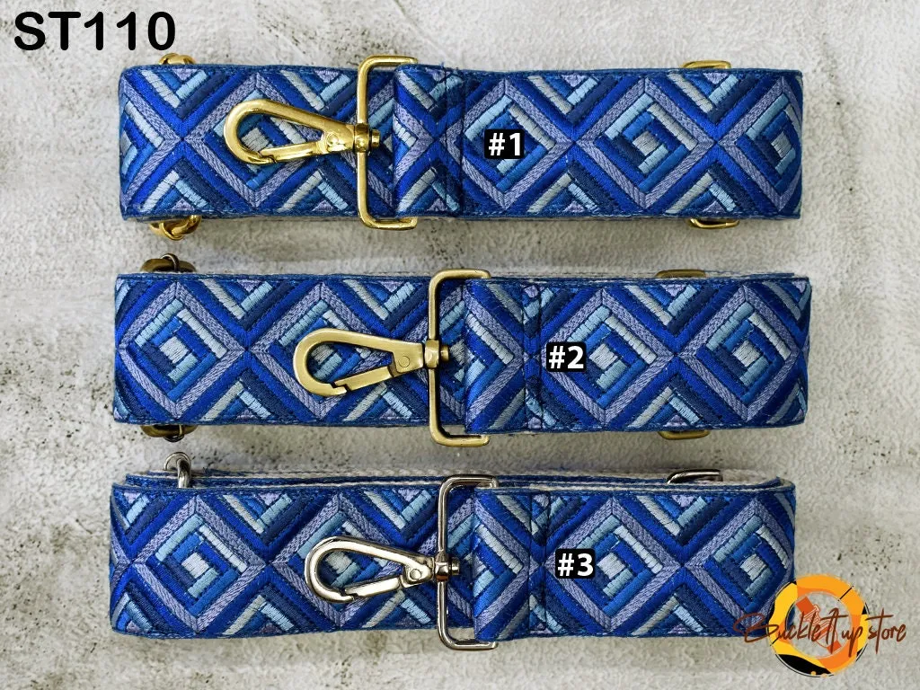 Embroidered Purse Strap Crossbody Strap for Purses Boho Bags Strap Embroidery Replacement Strap Boho Guitar Strap Handbag Strap gift for her