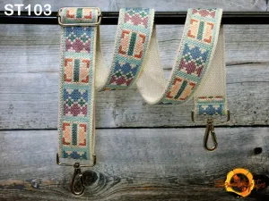 Embroidered Purse Strap Crossbody Strap for Purses Boho Messenger Bags Strap Replacement Strap Boho Guitar Strap Handbag Strap gift for her