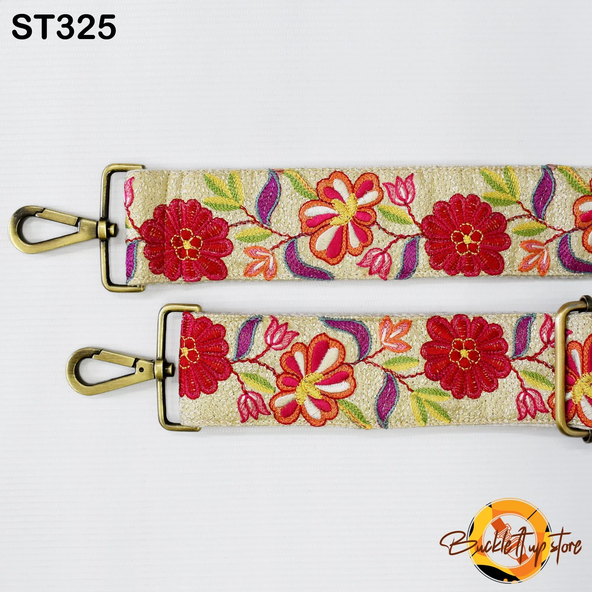 Embroidered Purse Strap Crossbody Strap for Purses Handbag Boho Bag Strap Floral Embroidery Replacement Strap Boho Guitar Strap Gift for her
