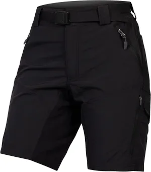 Endura Womens Hummvee Mountain Bike Baggy Cycling Short with Liner Shorts - Black, Large