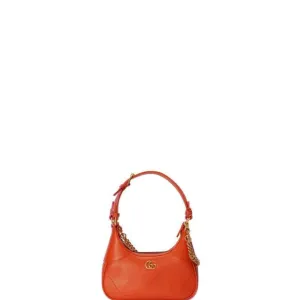 ESMEE - Hobo Bag With Chain Orange
