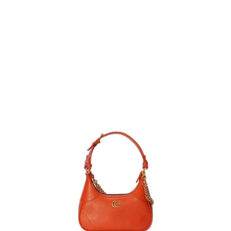 ESMEE - Hobo Bag With Chain Orange