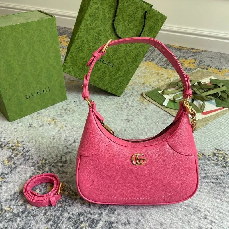 ESMEE - Hobo Bag With Chain Pink