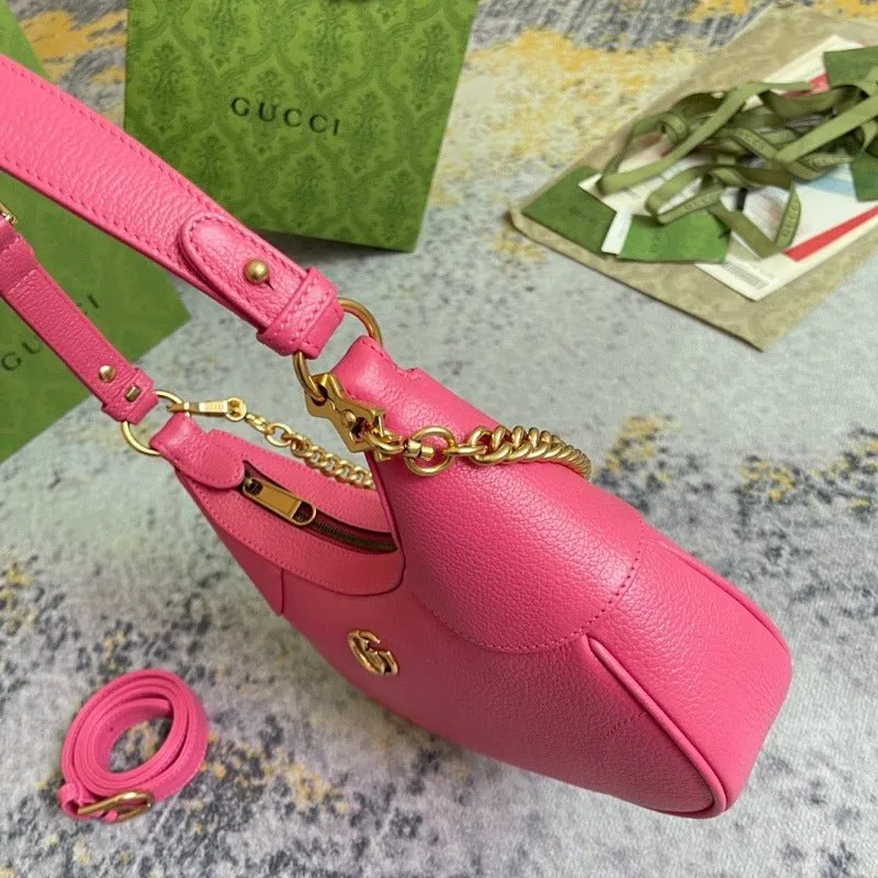 ESMEE - Hobo Bag With Chain Pink