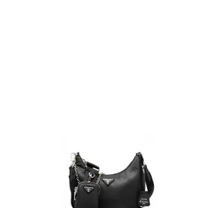 ESMEE - Hobo Nylon Bag Black