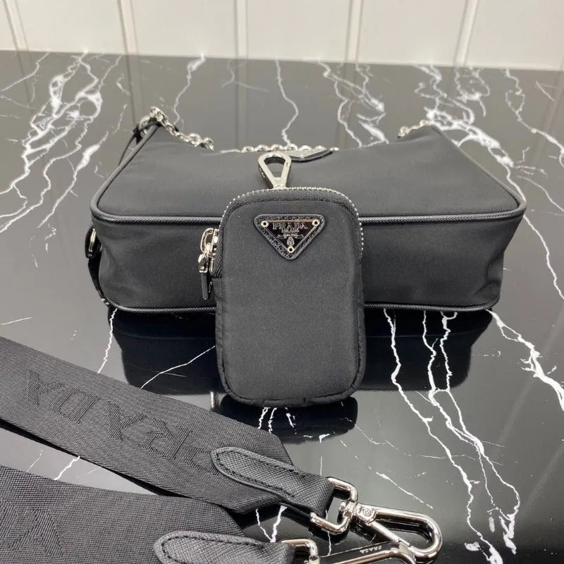 ESMEE - Hobo Nylon Bag Black