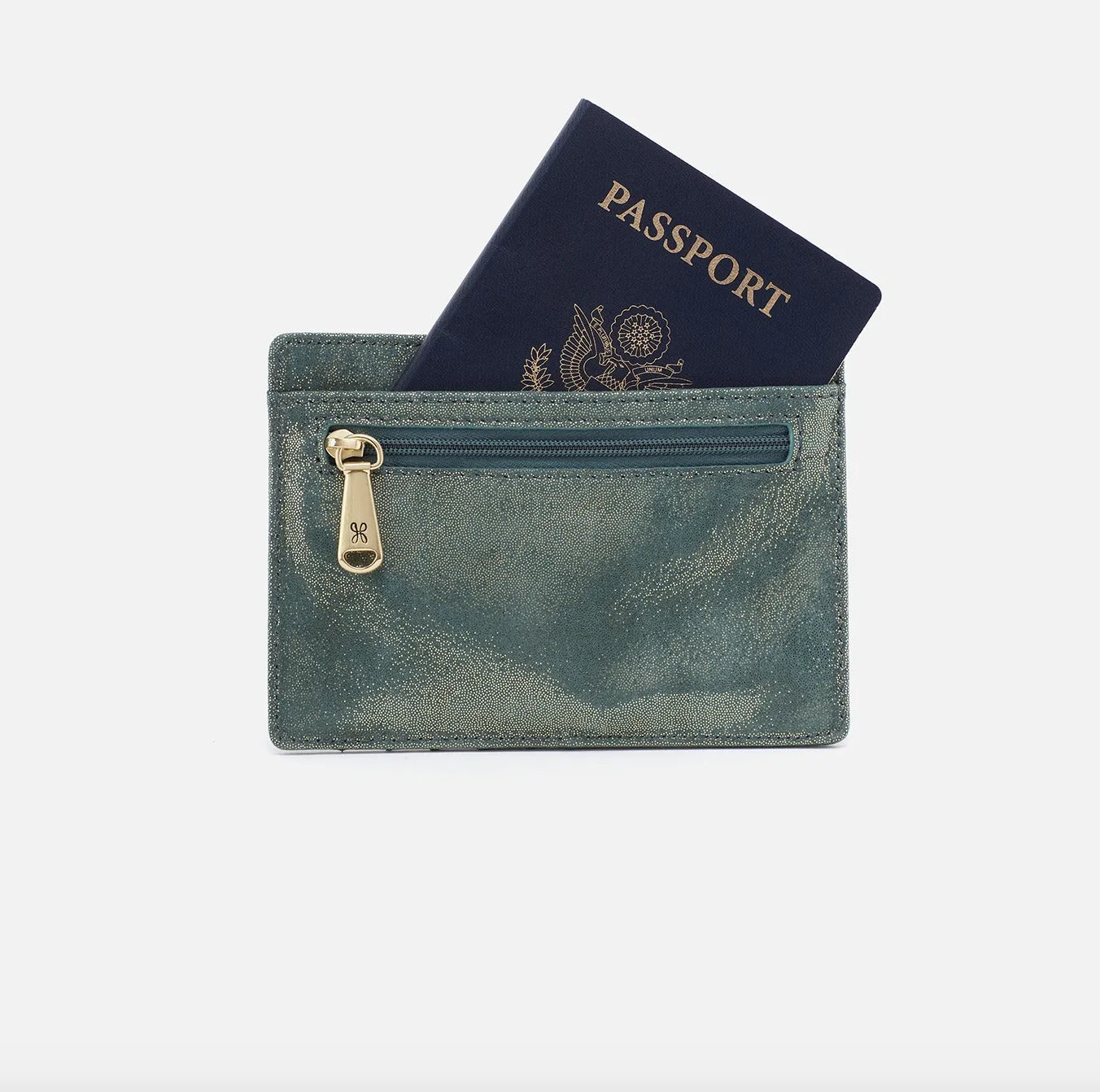Euro Slide Card Case | Metallic Leather