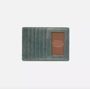 Euro Slide Card Case | Metallic Leather