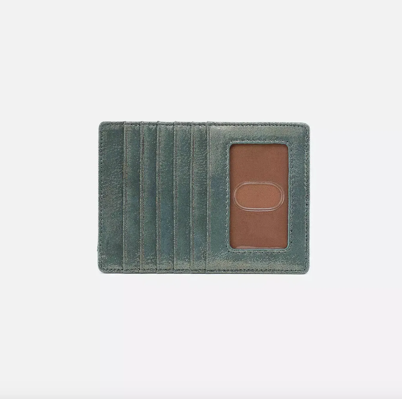 Euro Slide Card Case | Metallic Leather