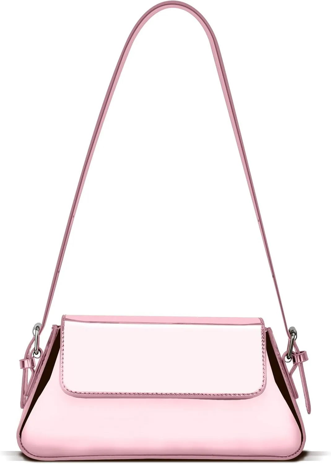 Evening Bag for Women, Hobo Bag Clutch Y2K Shinny Purse Tote Handbag Shoulder Metallic Purse Crossbody