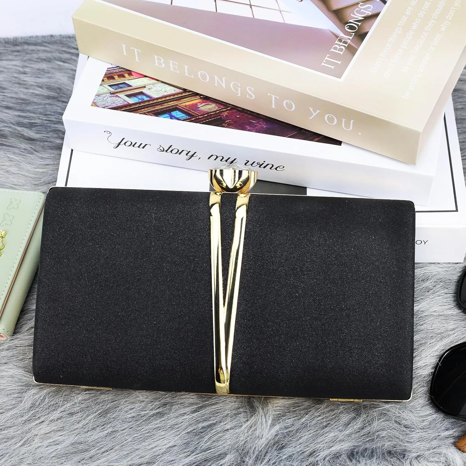 Evening Bag Small Clutch Purses Leopard Purse Formal Wedding Handbag for Women Fashion Crossbody Bags With Chain