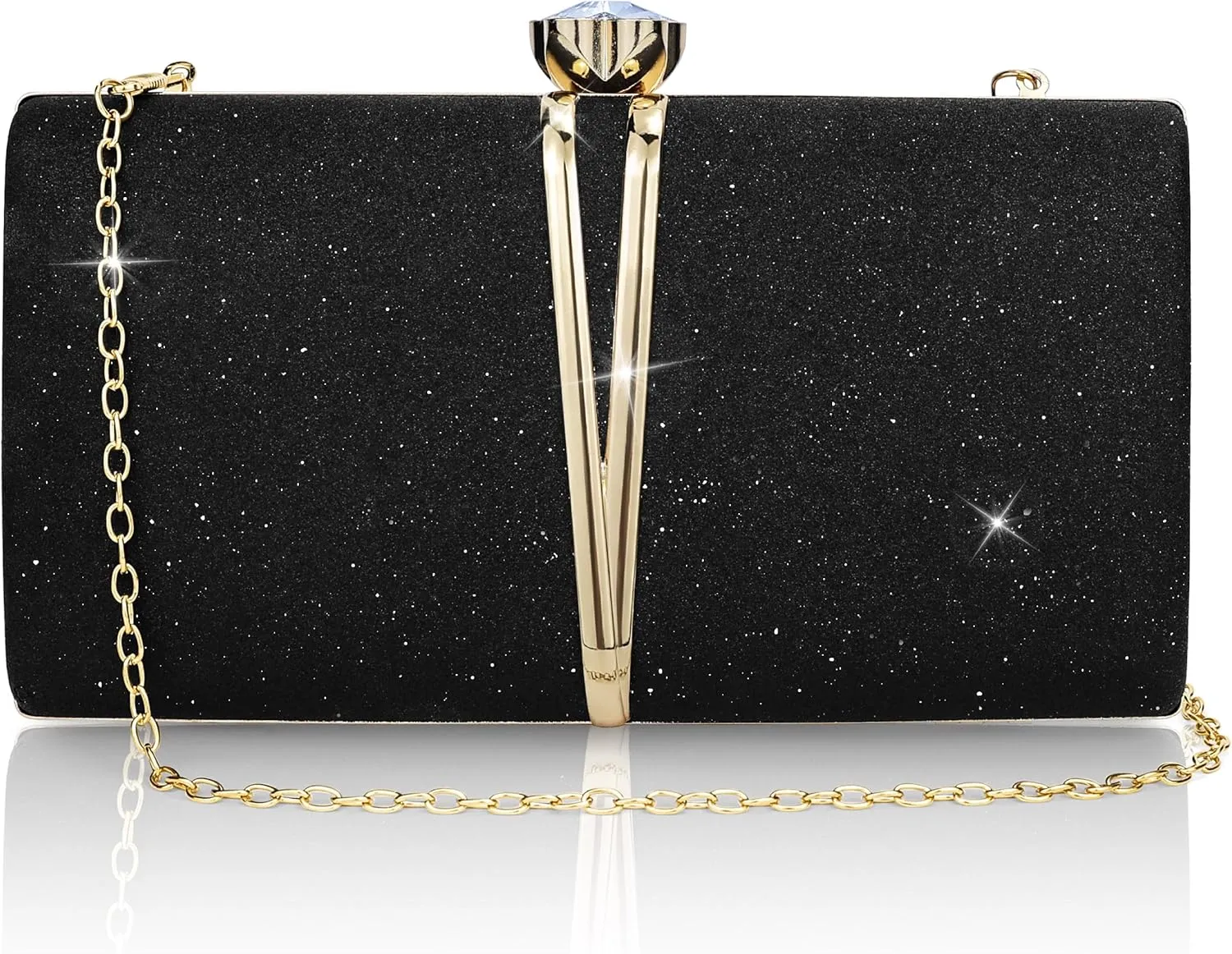 Evening Bag Small Clutch Purses Leopard Purse Formal Wedding Handbag for Women Fashion Crossbody Bags With Chain