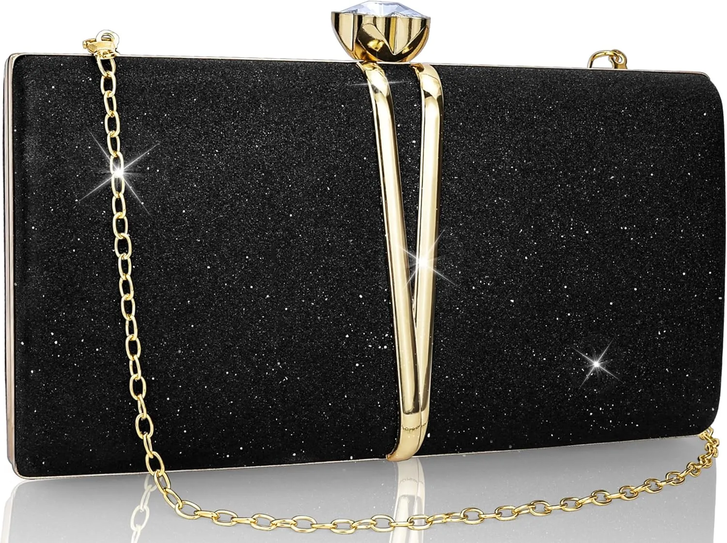 Evening Bag Small Clutch Purses Leopard Purse Formal Wedding Handbag for Women Fashion Crossbody Bags With Chain
