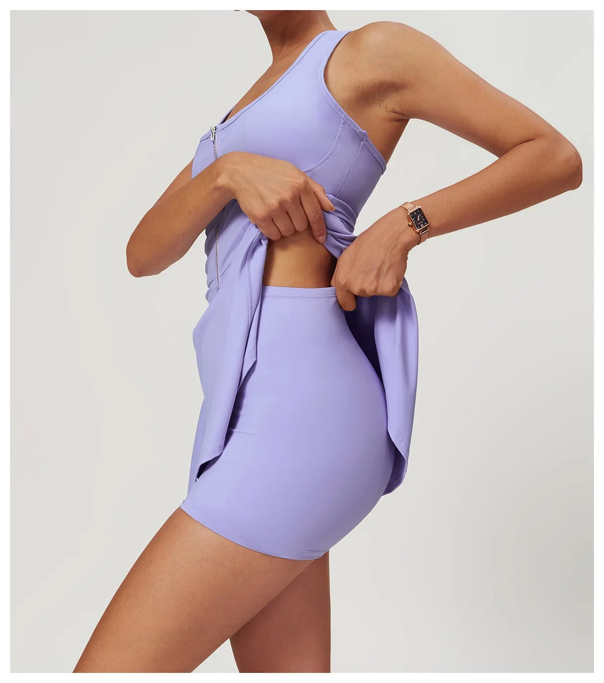 Evie Zip Skort Dress