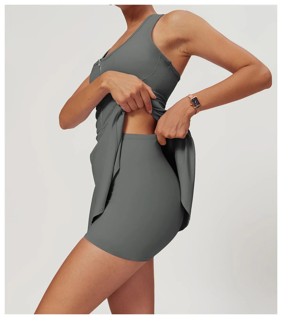 Evie Zip Skort Dress