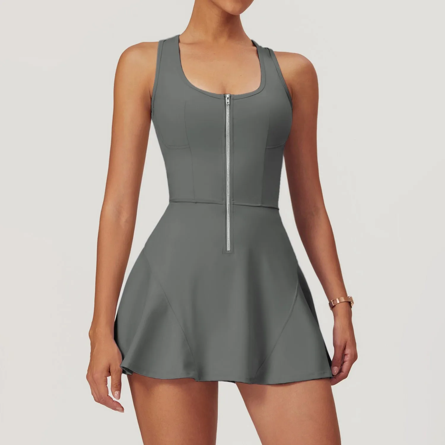 Evie Zip Skort Dress