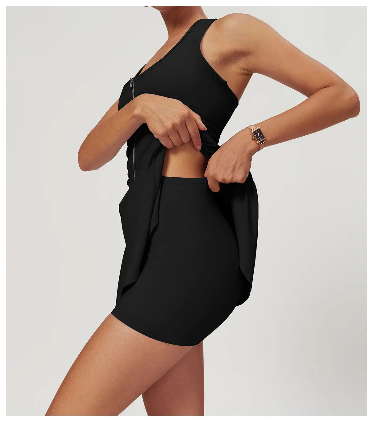 Evie Zip Skort Dress