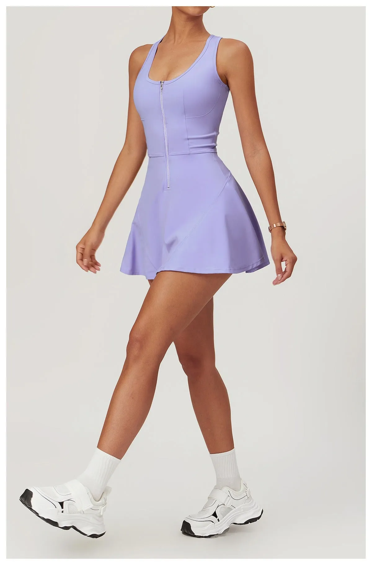 Evie Zip Skort Dress