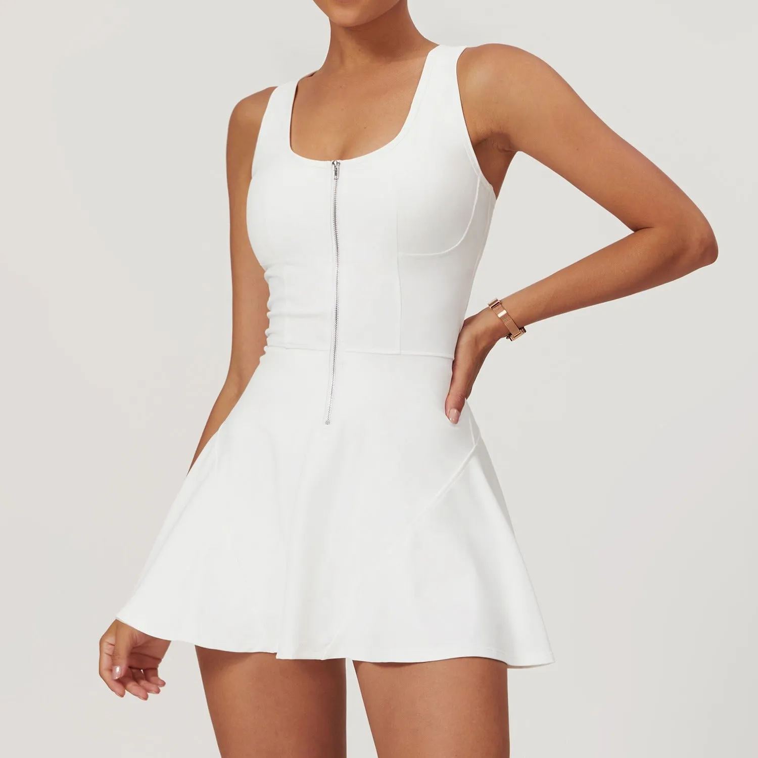 Evie Zip Skort Dress