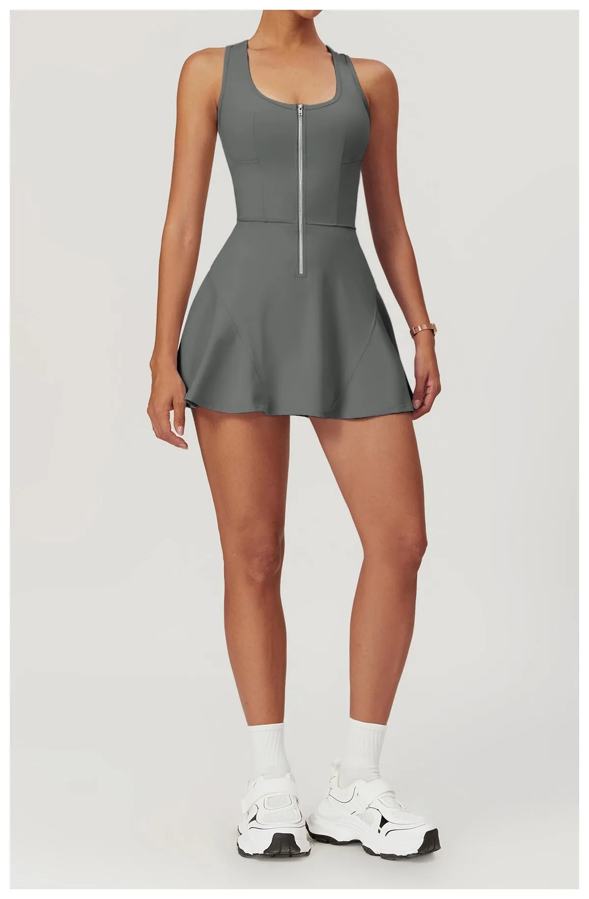 Evie Zip Skort Dress