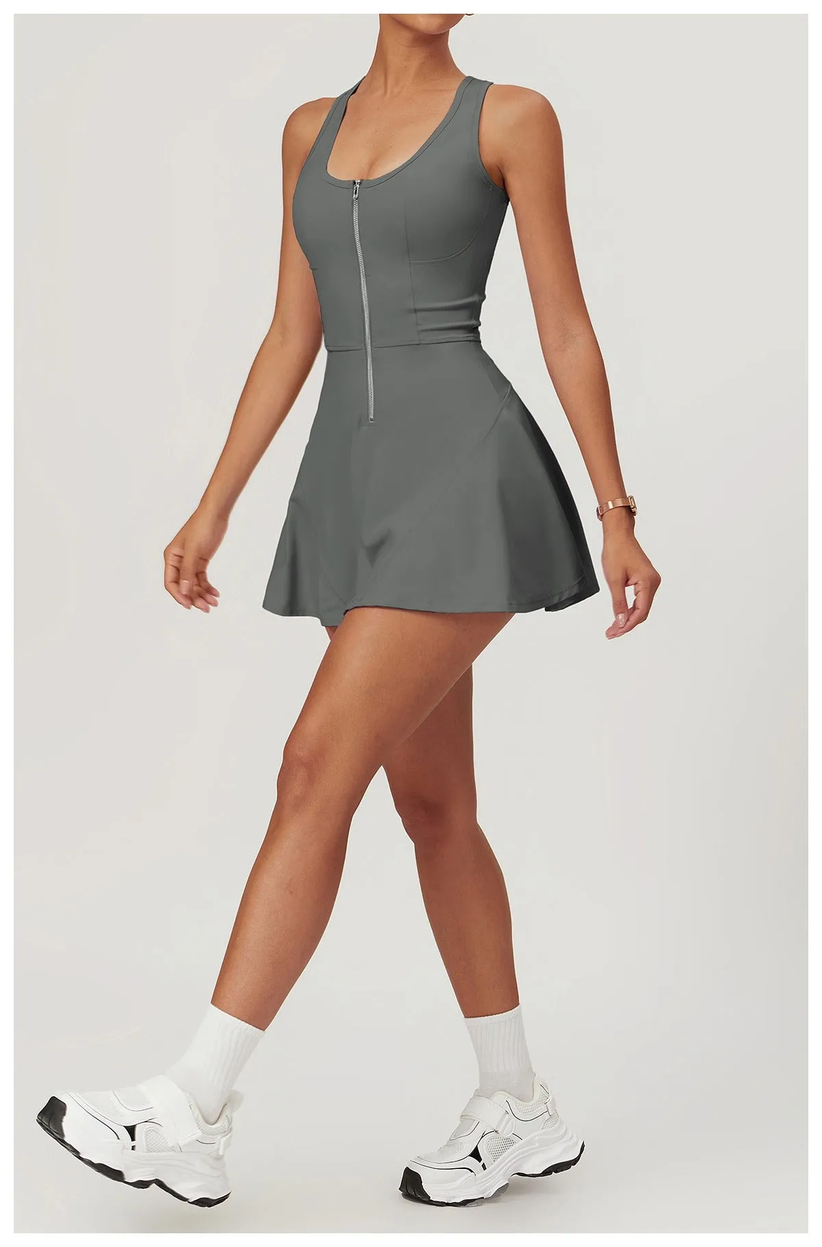 Evie Zip Skort Dress