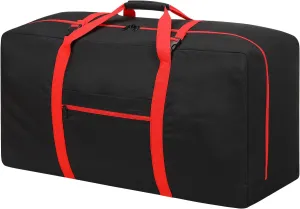 Extra Large Duffel Bag 110L Travel Duffel Bag lightweight Luggage Bag for Outdoor, Travel, Sport-Black