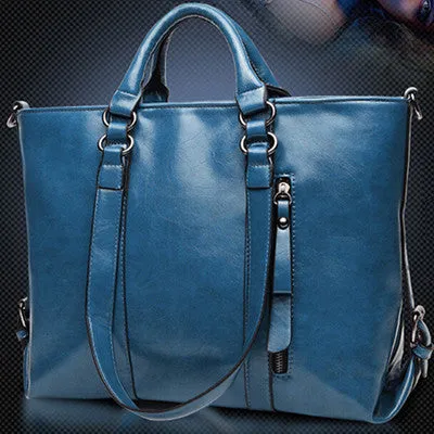 Fashion Genuine Leather bags Tote Women Leather Handbags Women Messenger Bags Shoulder Bags Vintage bags popular