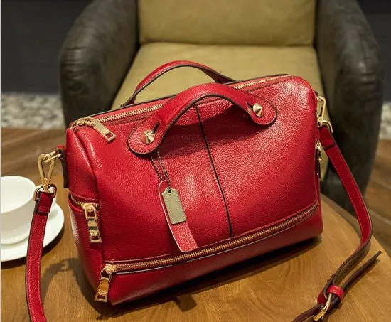Fashion Womens Handbags High Quality Brand Women Genuine Leather Handbags Designer Women's Shoulder Bags X39