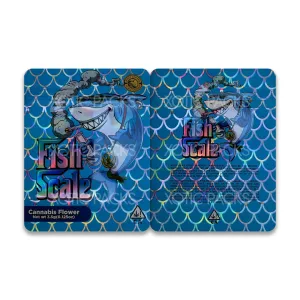 Fish Scale Mylar Bag 3.5 Grams