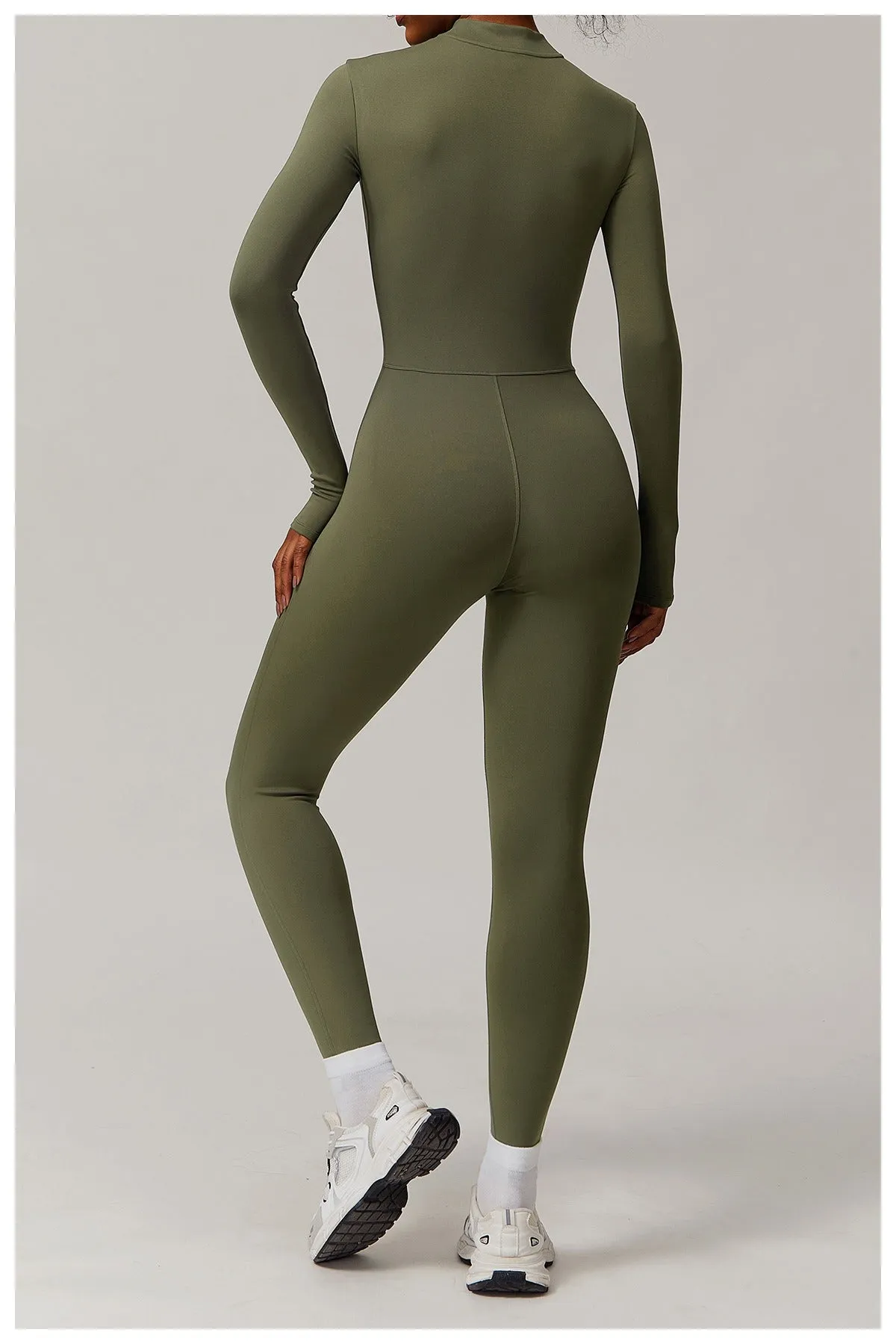 Fleeced Super Sculpt Longsleeve Jumpsuit (size down)