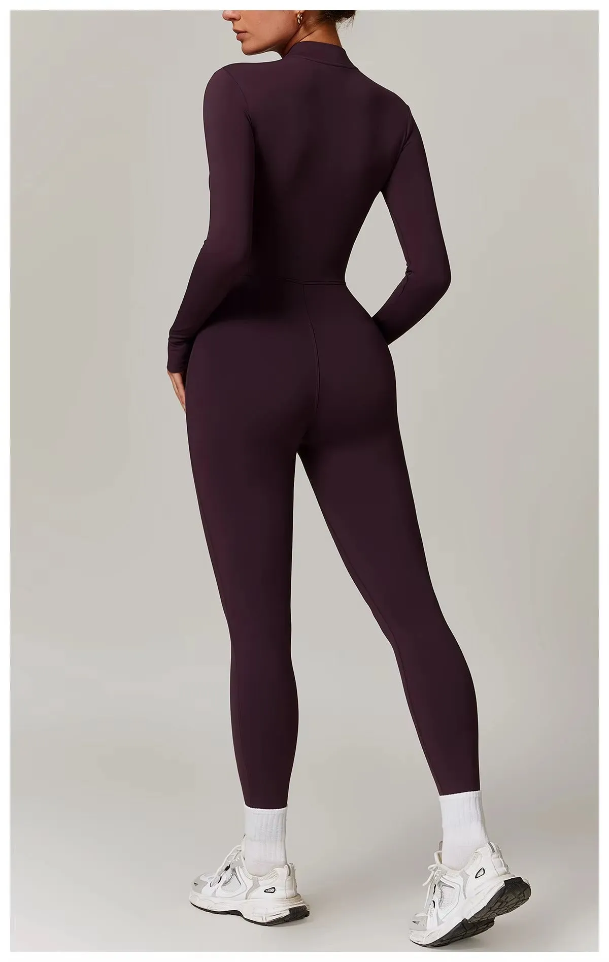 Fleeced Super Sculpt Longsleeve Jumpsuit (size down)