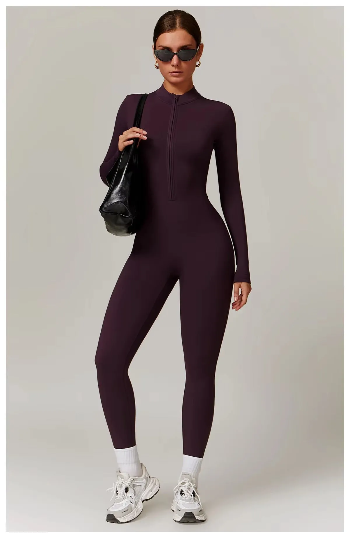 Fleeced Super Sculpt Longsleeve Jumpsuit (size down)