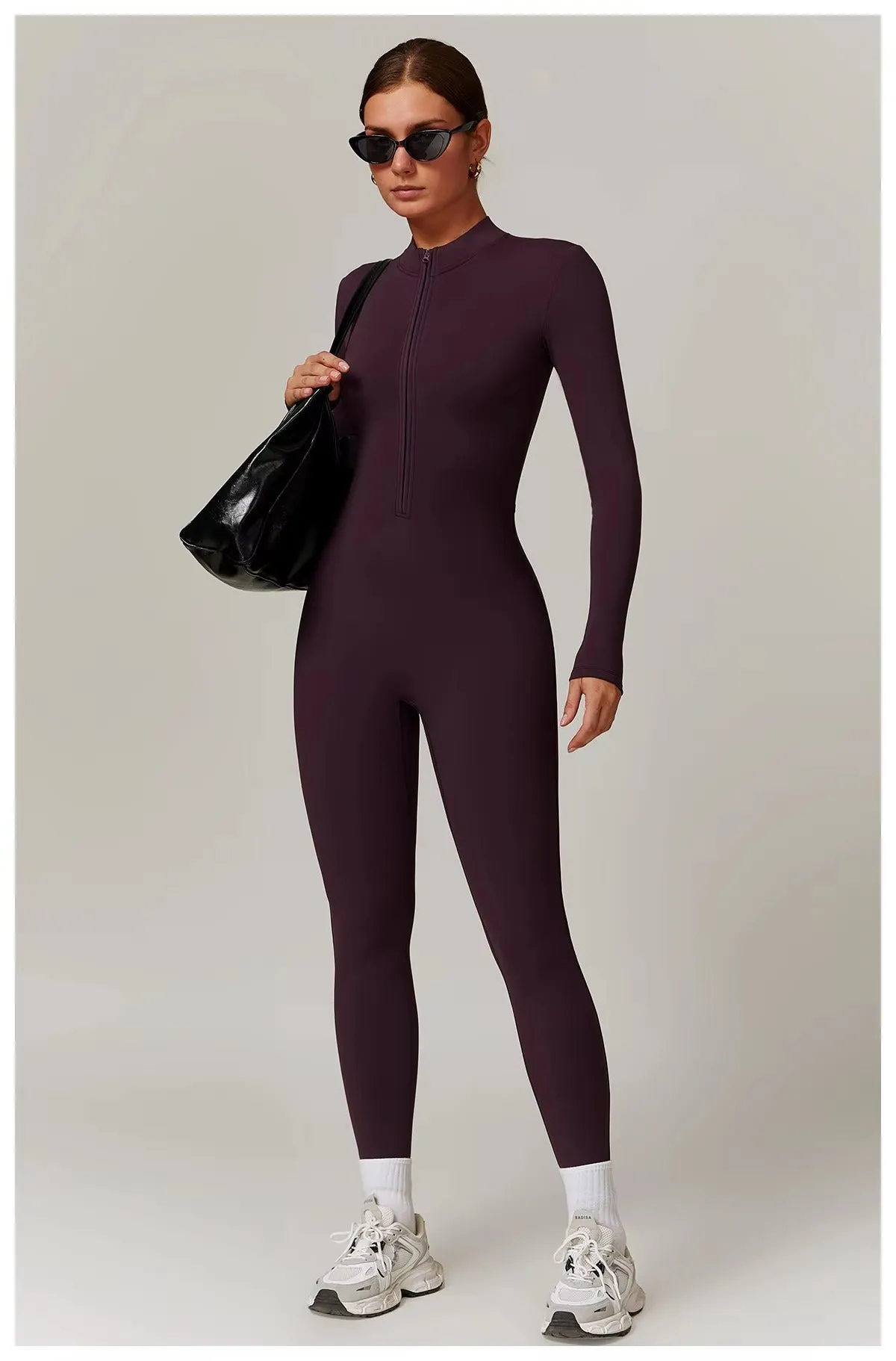 Fleeced Super Sculpt Longsleeve Jumpsuit (size down)
