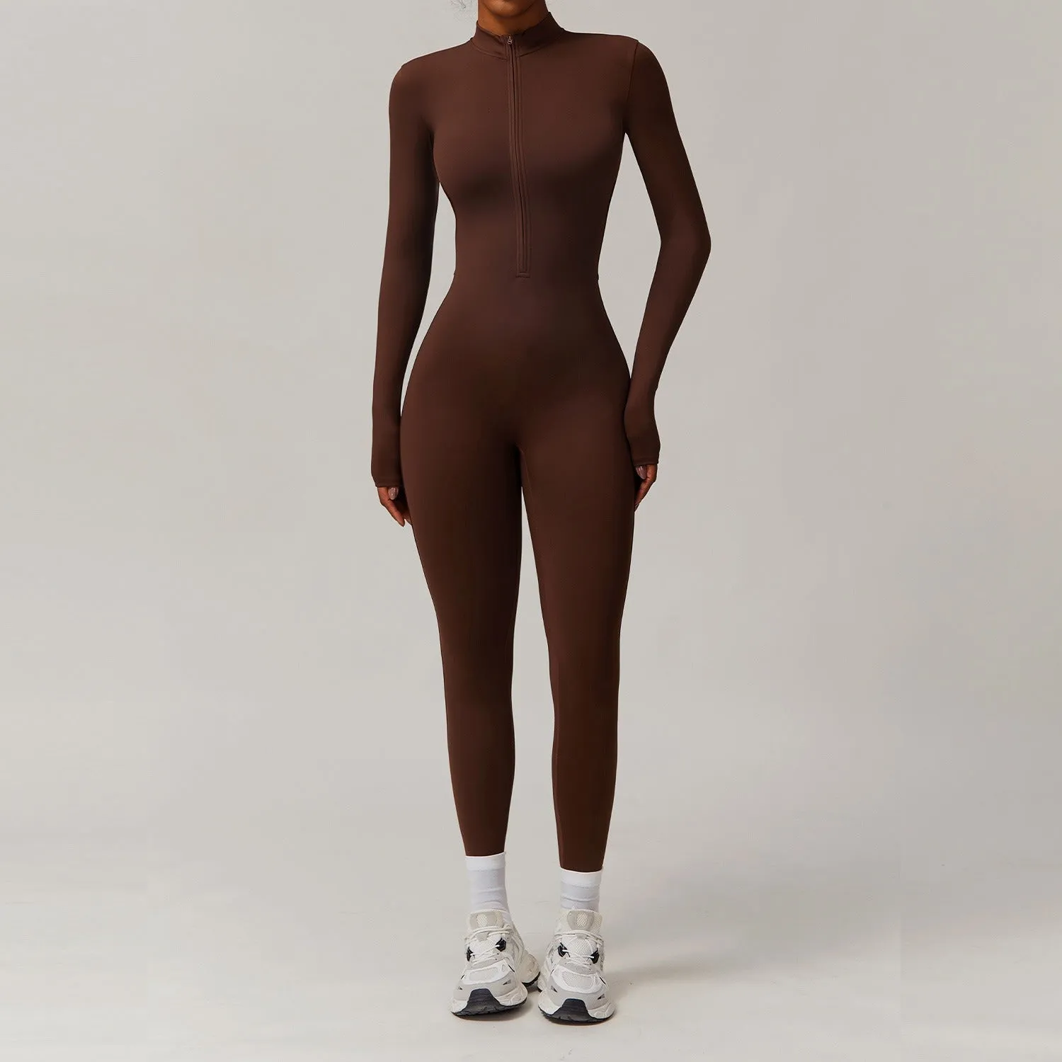 Fleeced Super Sculpt Longsleeve Jumpsuit (size down)
