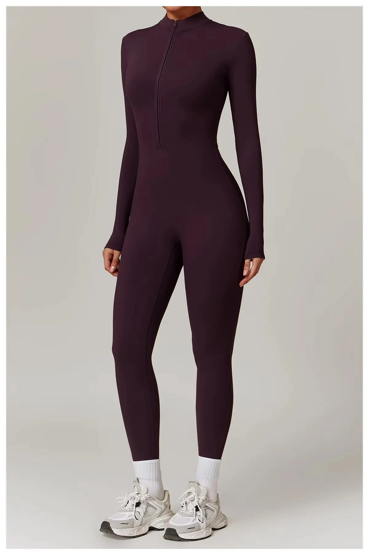 Fleeced Super Sculpt Longsleeve Jumpsuit (size down)
