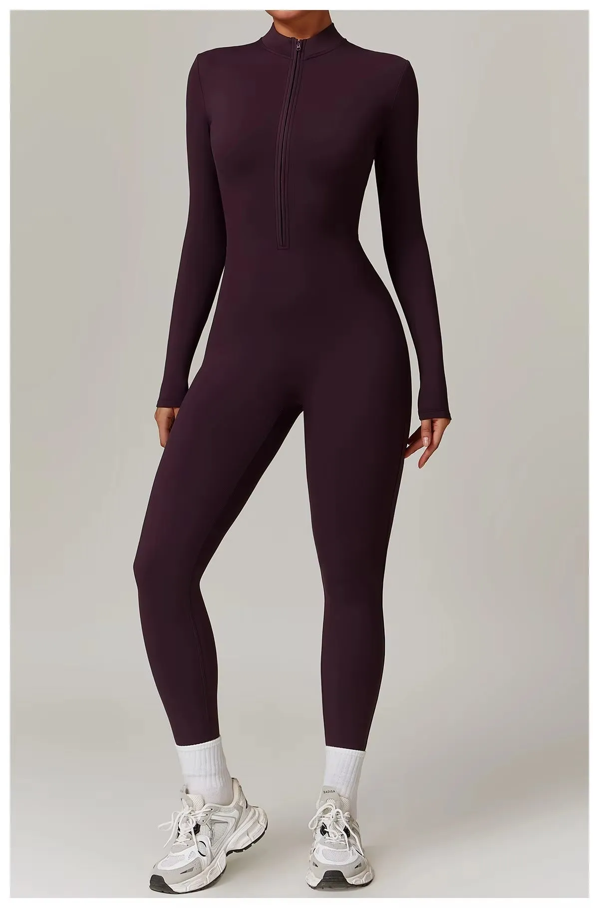 Fleeced Super Sculpt Longsleeve Jumpsuit (size down)