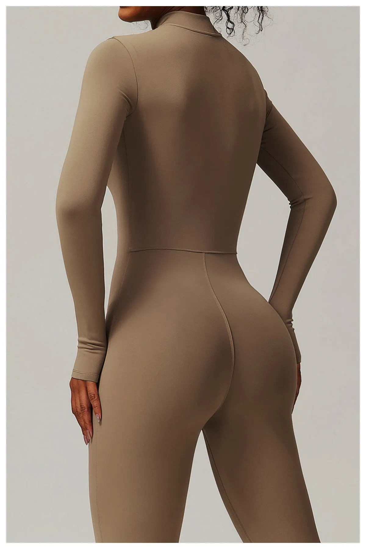 Fleeced Super Sculpt Longsleeve Jumpsuit (size down)