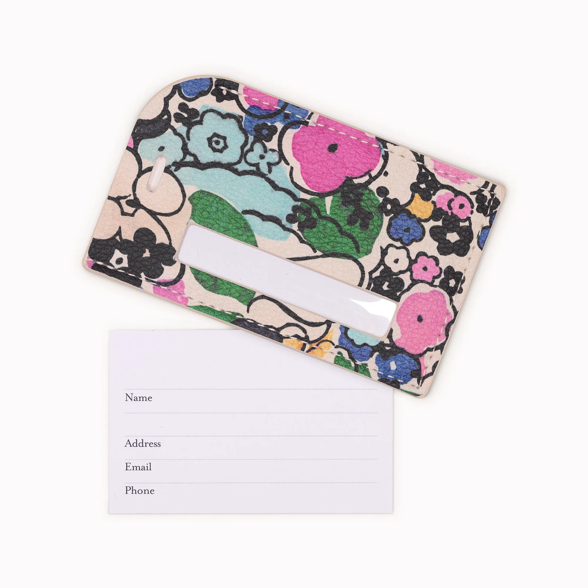 Florale Luggage Tag